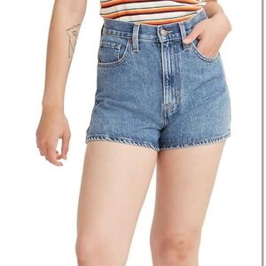 Levi's Women's High Waisted Mom Shorts